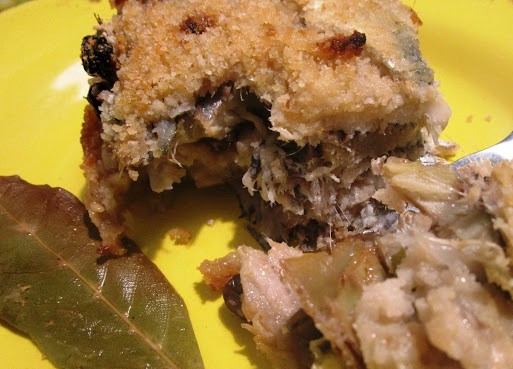 Sformato di carciofi e sarde